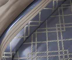 Broyhill Corinth Denim Geo 8-Piece Comforter Set -Home Improvement Sale 810459761 11