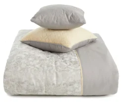 Broyhill Samille Gray & Mustard 8-Piece Comforter Set -Home Improvement Sale 810459763 2