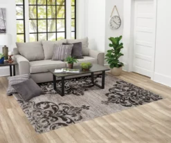 Broyhill Structures Korden Damask Area Rug -Home Improvement Sale 810461432 3