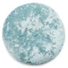 Jolie Aqua Velvet Round Throw Pillow -Home Improvement Sale 810461695