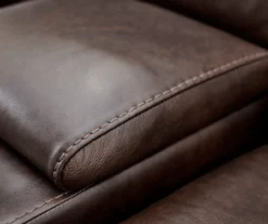 Wellsley Leather Power Reclining Console Loveseat -Home Improvement Sale 810469259 31