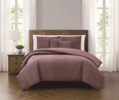 Broyhill Purple Crinkle 5-Piece Comforter Set -Home Improvement Sale 810477714 1 1