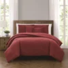 Broyhill Deep Red Crinkle 5-Piece Comforter Set -Home Improvement Sale 810477716 1 1