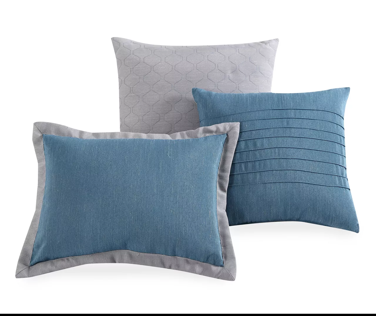 Vittorio Teal & Gray Comforter Set 13 Vittorio Teal & Gray Comforter Set - Image 11