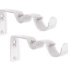 Brushed Nickel Adjustable Double Curtain Rod Brackets, 2-Pack -Home Improvement Sale 810489230 3