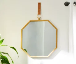 Gold Framed Octagonal Hanging Mirror -Home Improvement Sale 810498384 9