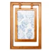 Double-Framed Blue Damask Hanging Wall Decor -Home Improvement Sale 810498387