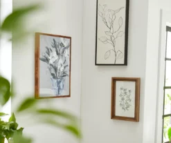 Blue Floral Vase Framed Canvas -Home Improvement Sale 810498693 810498698 810498700