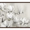 White Magnolia Tree Framed Canvas -Home Improvement Sale 810498829