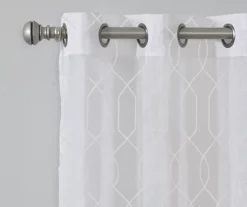 Broyhill Geo Sheer Grommet Curtain Panel Pair 24 Broyhill Geo Sheer Grommet Curtain Panel Pair -Home Improvement Sale 810507477 3