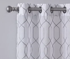Broyhill Geo Sheer Grommet Curtain Panel Pair 20 Broyhill Geo Sheer Grommet Curtain Panel Pair -Home Improvement Sale 810507478 3
