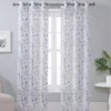 Broyhill Cassandra Floral Sheer Grommet Curtain Panel Pair -Home Improvement Sale 810507479