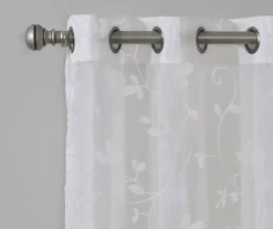 Broyhill Cassandra Floral Sheer Grommet Curtain Panel Pair -Home Improvement Sale 810507480 3