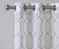 Broyhill Geo Sheer Grommet Curtain Panel Pair 18 Broyhill Geo Sheer Grommet Curtain Panel Pair -Home Improvement Sale 810507511 3