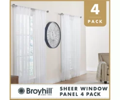 Broyhill Perfect Sheers 4-Piece Curtain Panel Set -Home Improvement Sale 810511113 5