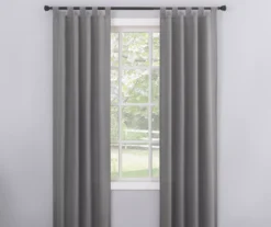 Broyhill Durham Semi-Sheer Textured Tab Top Curtain Panel -Home Improvement Sale 810511395 0