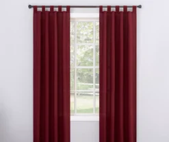 Broyhill Durham Semi-Sheer Textured Tab Top Curtain Panel -Home Improvement Sale 810511396 0