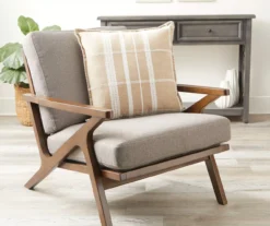 Tan & White Plaid Throw Pillow -Home Improvement Sale 810515801 2