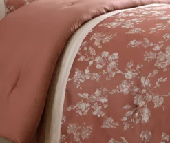 Broyhill Kirkwale Rust Floral Jacquard 8-Piece Comforter Set -Home Improvement Sale 810515916 1