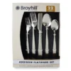 Addison Hammered 22-Piece Flatware Set -Home Improvement Sale 810516104 1