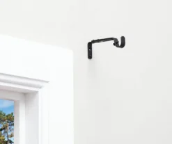 Legacy Black Adjustable Curtain Rod Brackets, 2-Pack 15 Legacy Black Adjustable Curtain Rod Brackets, 2-Pack -Home Improvement Sale 810524279 6