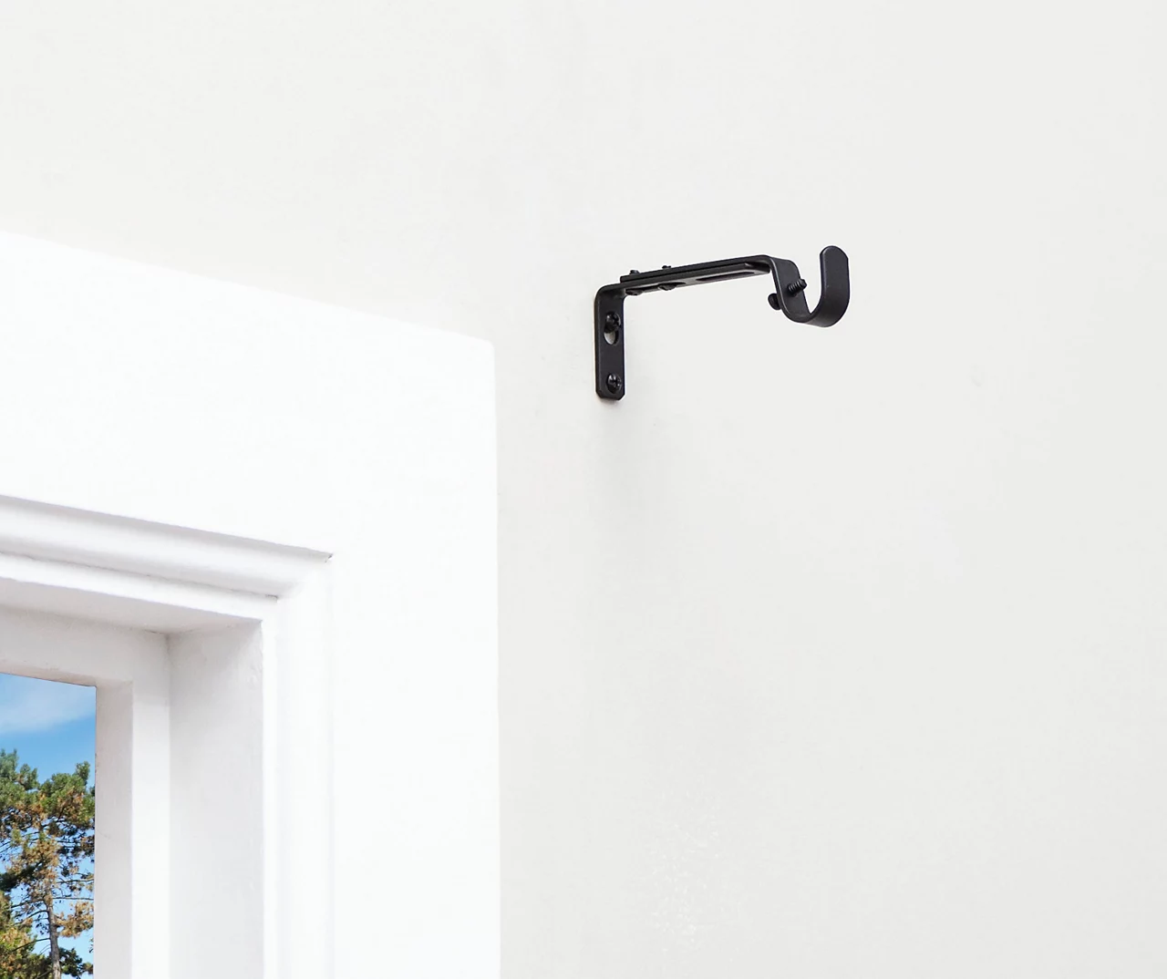 Legacy Black Adjustable Curtain Rod Brackets, 2-Pack 8 Legacy Black Adjustable Curtain Rod Brackets, 2-Pack - Image 6