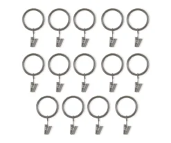 Legacy Antique Pewter Curtain Rod Clip Rings, 14-Pack -Home Improvement Sale 810524292 3