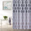 Pink, Gray & Black Medallion Fabric Shower Curtain -Home Improvement Sale 810528236