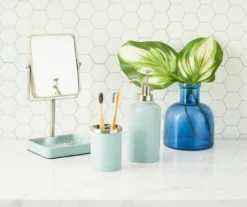 Slate Blue Glaze Lotion Pump -Home Improvement Sale 810530728 810530727 810530726 2 2