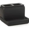 Matte Black Rubberized Toothbrush Holder -Home Improvement Sale 810530733