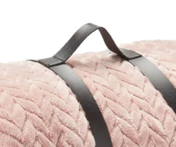 Sepia Rose Zigzag-Embossed Velvet Queen Blanket -Home Improvement Sale 810531011 810617574 3