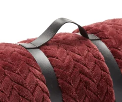 Tawny Port Jacquard Supreme Velvet Queen Blanket -Home Improvement Sale 810531012 3