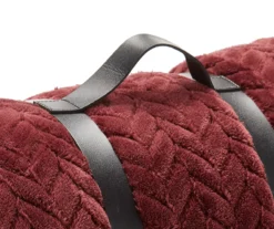 Tawny Port Jacquard Supreme Velvet King Blanket -Home Improvement Sale 810531016 3