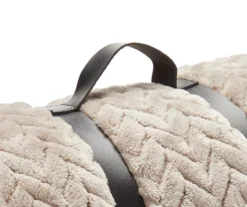 Tan Jacquard Supreme Velvet King Blanket -Home Improvement Sale 810531017 31