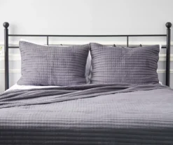 Pebbled 3-Piece Quilt Set -Home Improvement Sale 810531523