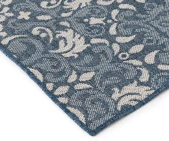 Broyhill Sandpointe Cobalt & Ecru Damask Outdoor Area Rug -Home Improvement Sale 810546507 810546506 810546505 810546504 810546503 3