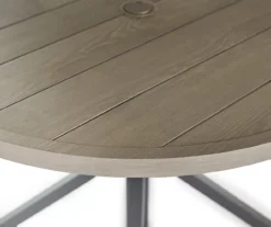 Sandpointe Neutral Steel Round Patio Dining Table -Home Improvement Sale 810554377 2