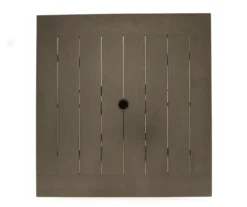 Autumn Cove Light Brown Wood Look Square Steel Patio Dining Table 13 Autumn Cove Light Brown Wood Look Square Steel Patio Dining Table -Home Improvement Sale 810557039 3 1