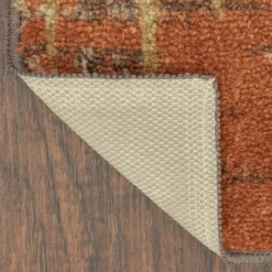 Broyhill Brown & Red Abstract Patchwork Accent Rug 29 Broyhill Brown & Red Abstract Patchwork Accent Rug -Home Improvement Sale 810557651 2