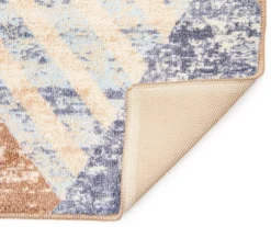 Broyhill Blue & Brown Modern Angles Accent Rug -Home Improvement Sale 810557653 810557655 1