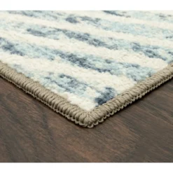 Broyhill Blue & Brown Modern Angles Accent Rug -Home Improvement Sale 810557655 1