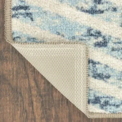 Broyhill Blue & Brown Modern Angles Accent Rug -Home Improvement Sale 810557655 4