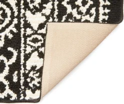 Broyhill Black & White Ornate Fascination Accent Rug -Home Improvement Sale 810557658 810557660 1