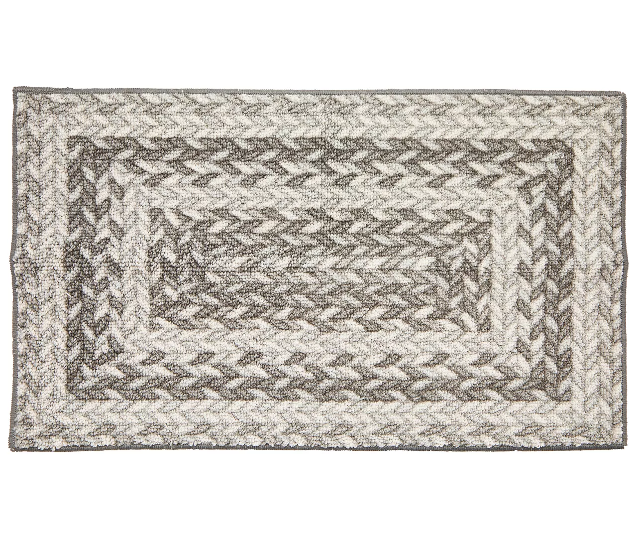 Broyhill Gray Braided Print Accent Rug 3 Broyhill Gray Braided Print Accent Rug