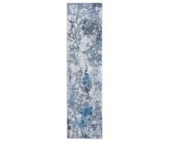 Broyhill Harvey Blue & Gray Abstract Area Rug