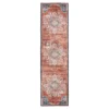 Cleo Rust & Blue Mandala Runner Rug, (2' X 7') -Home Improvement Sale 810563287 1