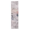 Paityn Gray & Blue Abstract Runner Rug, (2' X 7') -Home Improvement Sale 810563289