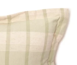 Market Sage & Beige Plaid Square Throw Pillow -Home Improvement Sale 810565723 2