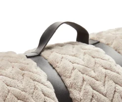 Tan Chevron Embossed Velvet King Blanket -Home Improvement Sale 810573799 810573801 3 1