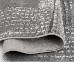 Hollyn Gunmetal Abstract Patchwork Area Rug, (5' X 7') -Home Improvement Sale 810586499 810586495 810586503 4